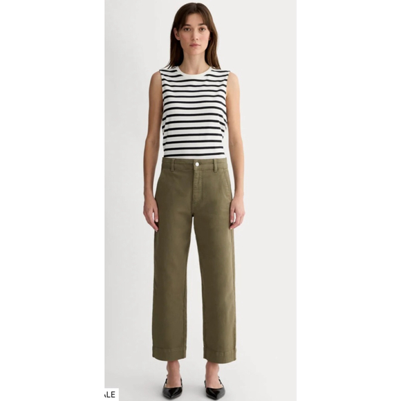 EVERLANE Kalamata Utility Straight Leg Pants 26.5” Inseam - Picture 1 of 9